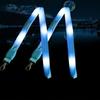 LED Light Up Neck Strap Flashing Lanyards Card Holder ID Badge Case Cruise Lanyards Keychain