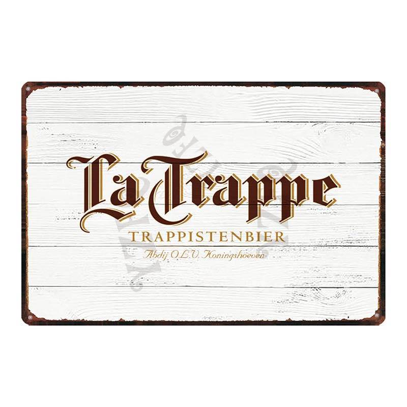 Бельгийское пиво VintageBrugse Zot La Trappe Металлические жестяные таблички для стены Бар Паб Искусство Кухня Кофе Домашний декор 30X20СМ DU-8282A