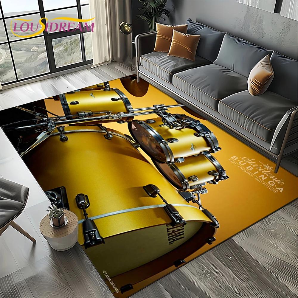 Музыкальные инструменты TAMA Ударная установка Ударная установка Ковер Коврик для гостиной Спальни Дома Декорация для дивана, Детский коврик Нескользящий коврик для пола