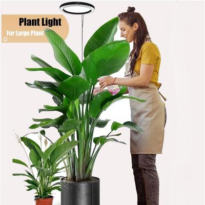 Светодиодная лампа полного спектра для выращивания гидропонных саженцев, овощей и цветов - Подъемная настольная квантовая панель