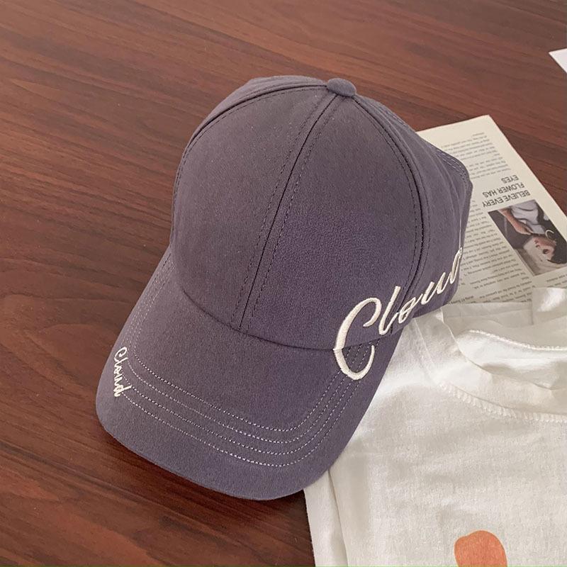 Можно завязать высокий хвост бейсболка женская летняя с большим козырьком для защиты от солнца черная для лица маленькая кепка с открытым верхом