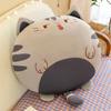 Cozy Cat Shaped Cushion With Short Plush Fabric For Home Decor And Relaxation