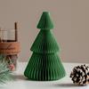 Бумажная рождественская елка 3D сотовая бумажная рождественская елка украшение деревенский настольный центральный элемент для офиса домашний школьный декор