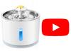 Fountain Drink For Cat Dog Bowl Automatic Drinker Led Silent + Filter