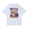 One Piece Straw Hat Pirates Group Anime Graphic Tshirt Unisex Streetwear Casual Cotton Oversized Oneck Tee