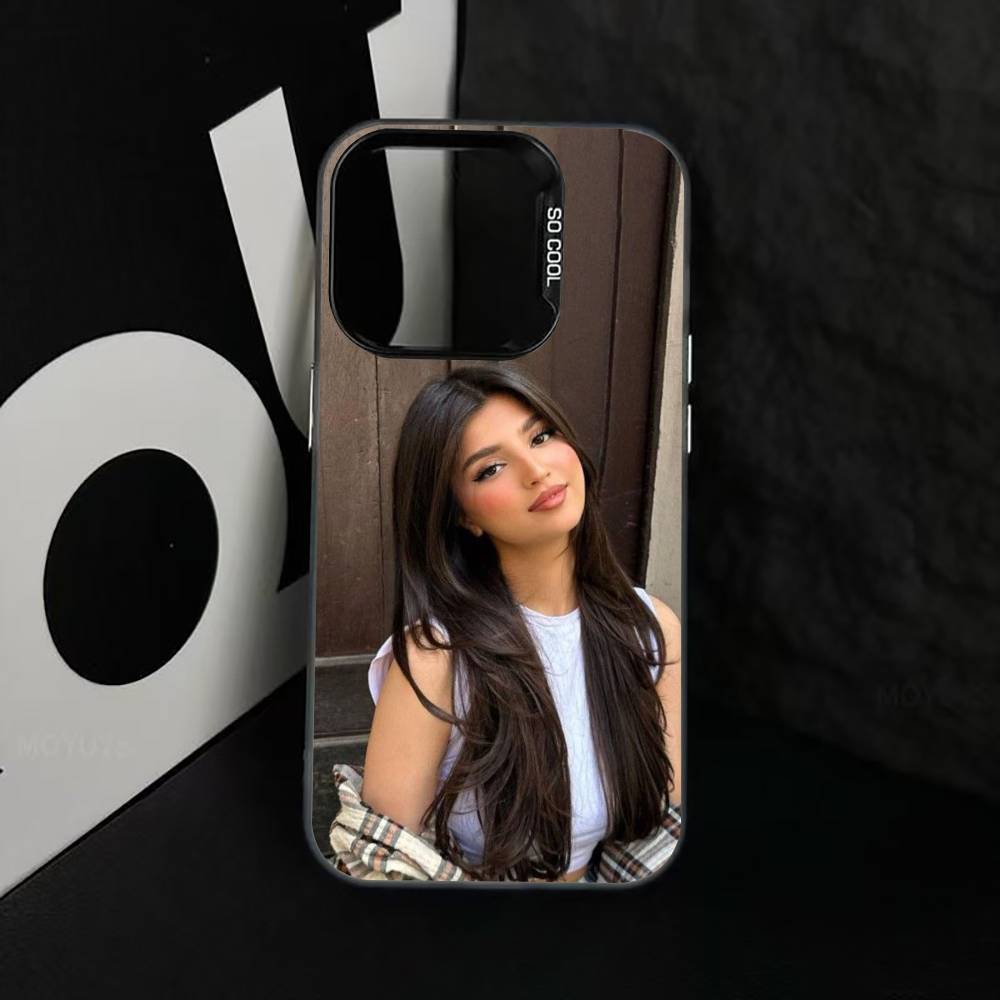 R-R-Haji Phone Case For iPhone 17,16,15,14,13,12,11 Plus,Pro Max,XS,Colored Silver Plated Inside Cover