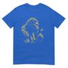Blowing Wishes Funny Bigfoot Blowing Dandelion Vintage Art Tshirt