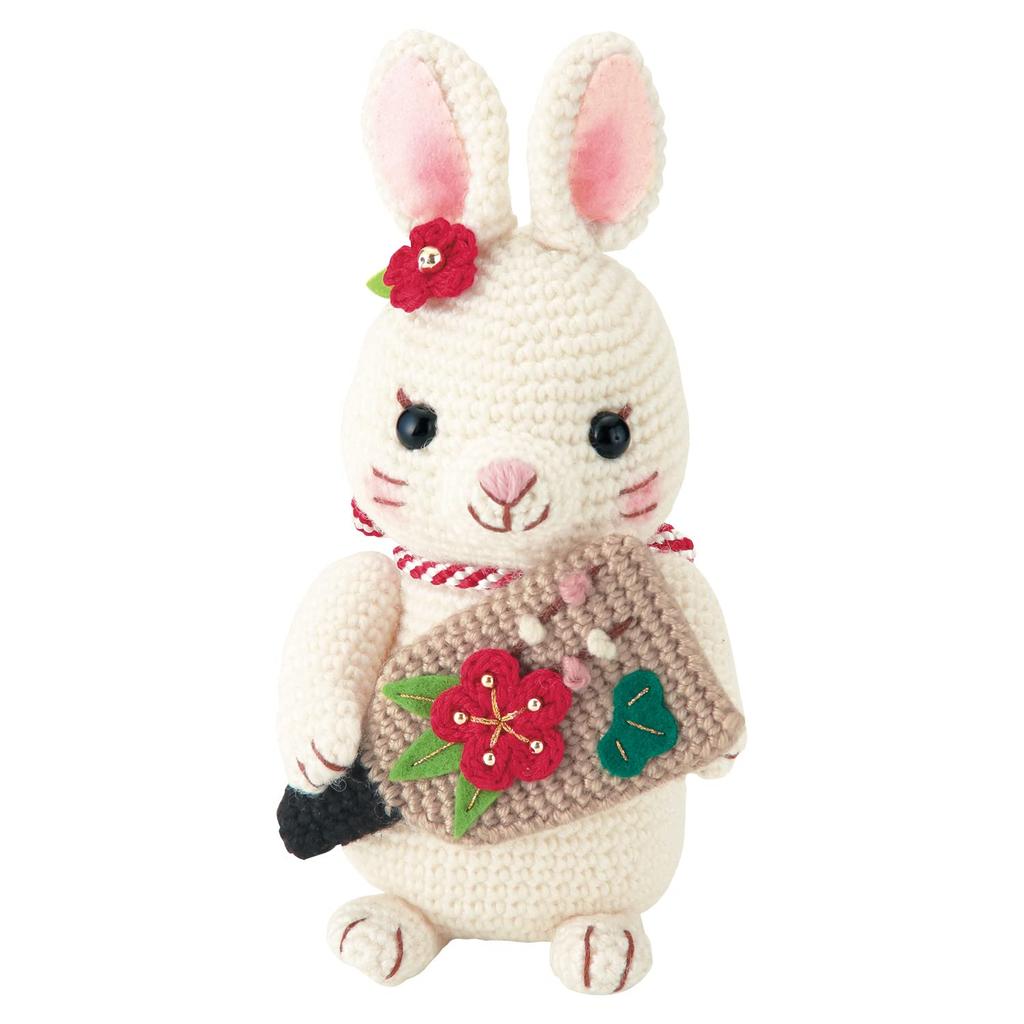 Olympus Thread Zodiac Amigurumi Kit Hagoita Bunny MK-92