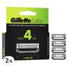 Gillette Labs Razor Blades, 4-Pack, 2-Pack ,Korean Razor Blade