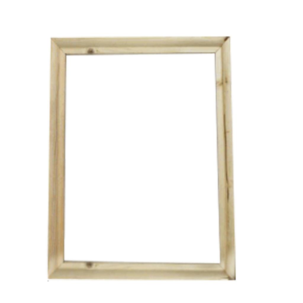 Wall Art Modern Wooden Natural Picture Wood Frame Solid Wood Frame Canvas Oil Painting Photo Frame
