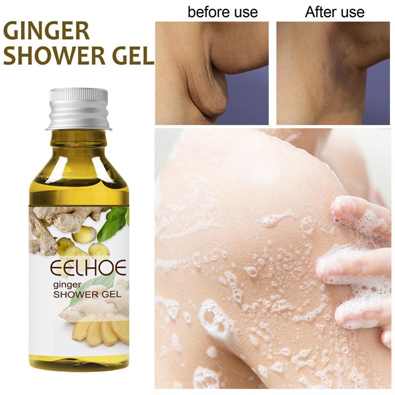 Ginger Natural Shower Gel Herbal Body Wash Moisturizing