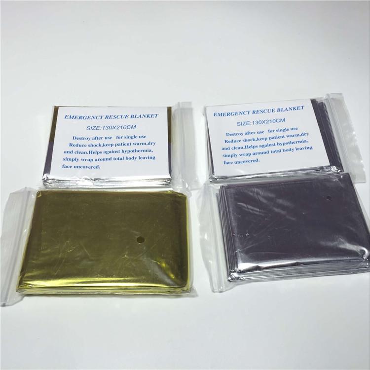 Портативное теплоизолирующее светоотражающее аварийное одеяло для кемпинга на открытом воздухе