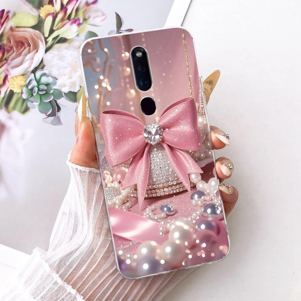 Clear Casing For Oppo F11Pro CPH1969 CPH2209 CPH1987 Phone Case For Oppo F11 Pro Cover Fashion Butterfly Funny Cute Painted