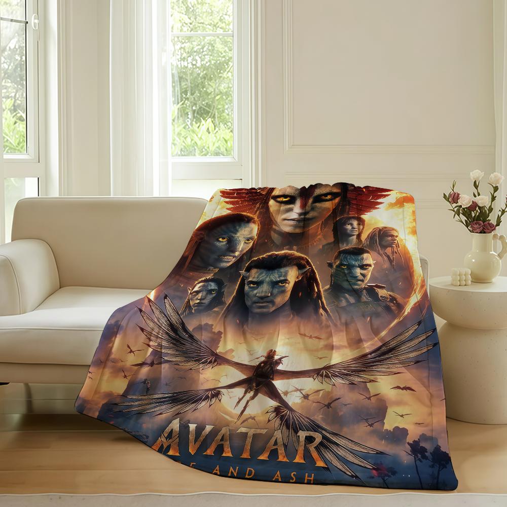 Фэнтезийный фильм A-avatarS Плед для дивана, офиса, кровати, самолета, путешествий, сна, чтения, отдыха, кемпинга. Мягкий и теплый