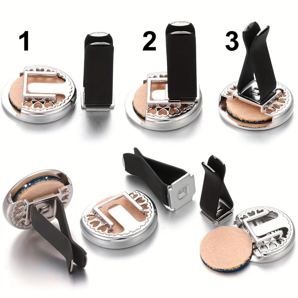 1 шт. Автомобильный ароматерапевтический диффузор-медальон, автомобильный зажим, диффузор эфирных масел, автомобильный зажим для вентиляции, освежитель воздуха, очиститель с 10 шт. смешанных подушечек