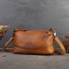 Женская сумка из натуральной кожи, винтажная мягкая кожаная сумка-подушка, большая вместительная ручная сумка, верхний слой из коровьей кожи, сумка через плечо