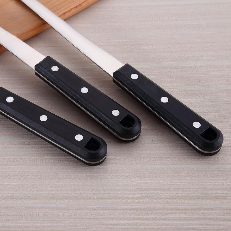 HANYANG Нержавеющая сталь Черный жемчуг Кухонные принадлежности Кухонная ложка Набор лопаток Кухонная утварь Нержавеющая сталь Дырявая ложка Ложка Шпатель