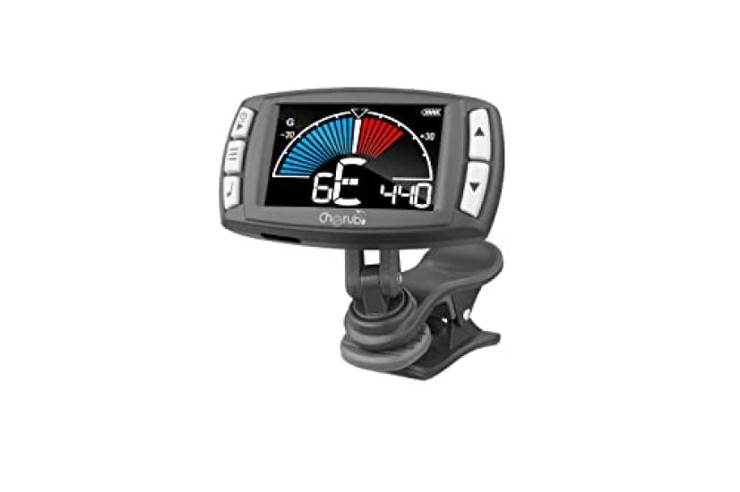 Перезаряжаемый клипсовый метро-тюнер Cherub, 3-в-1: Клипсовый тюнер, метроном и генератор тона. Перезаряжаемый, Легко читаемый дисплей, Множественная настройка