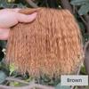 Mongolia Fur Sheepskin Wool Extensions Hair Row BJD Dolls Wigs SD Blyth Wigs  Doll Toy Accessories