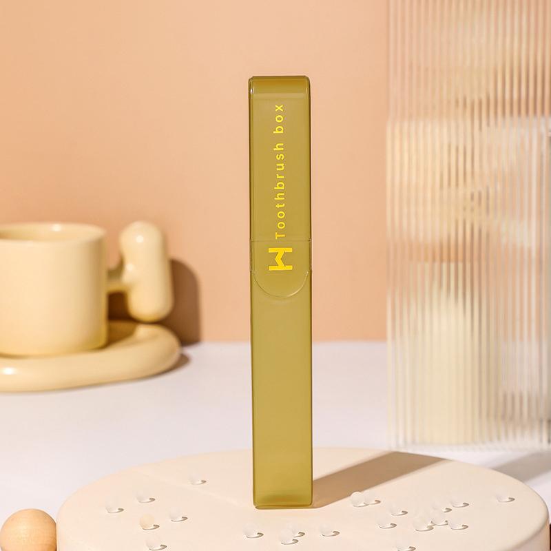 Дорожный портативный футляр для зубных щеток, пылезащитный чехол для хранения аксессуаров для ванной комнаты, защитный чехол для зубной щетки, дорожное хранение