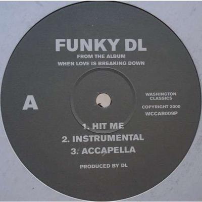 12-дюймовая пластинка FUNKY DL - Hit Me WCCAR009P Вашингтон Клас 2000 UK Рэп и Хип-хоп/R&B Б/У