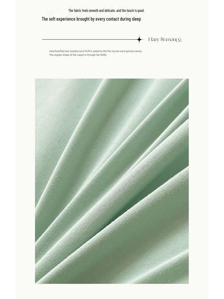 G5Z Корейский набор постельного белья "Принцесса и Подсолнух" - Большой пододеяльник и простыня на резинке, Девичий комплект из четырех предметов