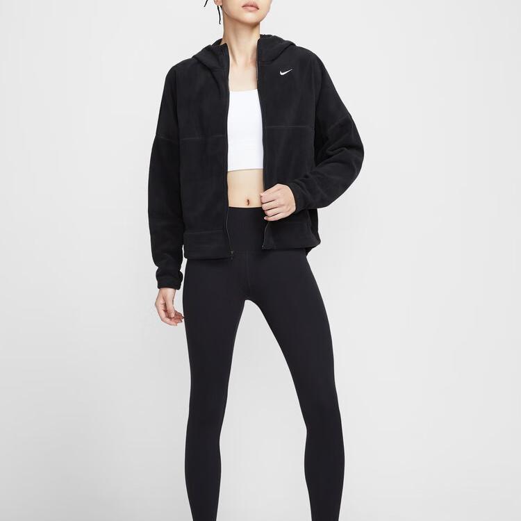 Nike POLAR Женские куртки Черные С капюшоном Умеренные Другие HV3699-010