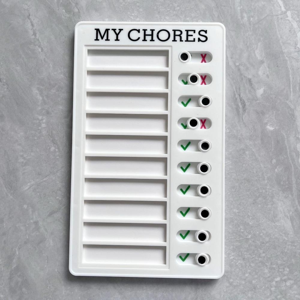 Reusable My Chores Checklist Detachable Chores Chart Multi Purpose Daily Planner Memo