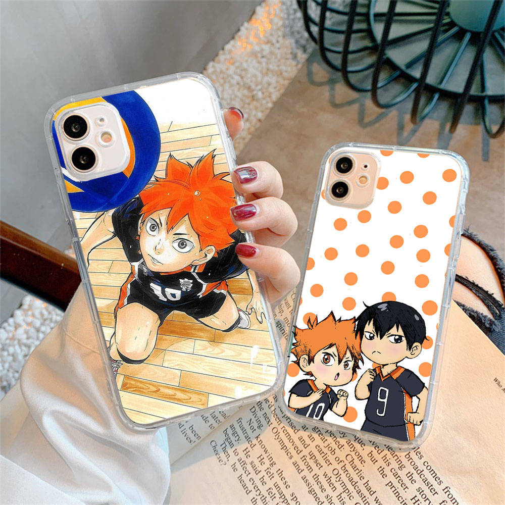 Чехол для Samsung A04 A14 A23 A34 A54 M23 M33 M52 M53 Realme 10 9 C30S C35 C55 VIVO Y02S Y21 Y51 X80 Pro Прозрачный чехол WI92 Haikyuu