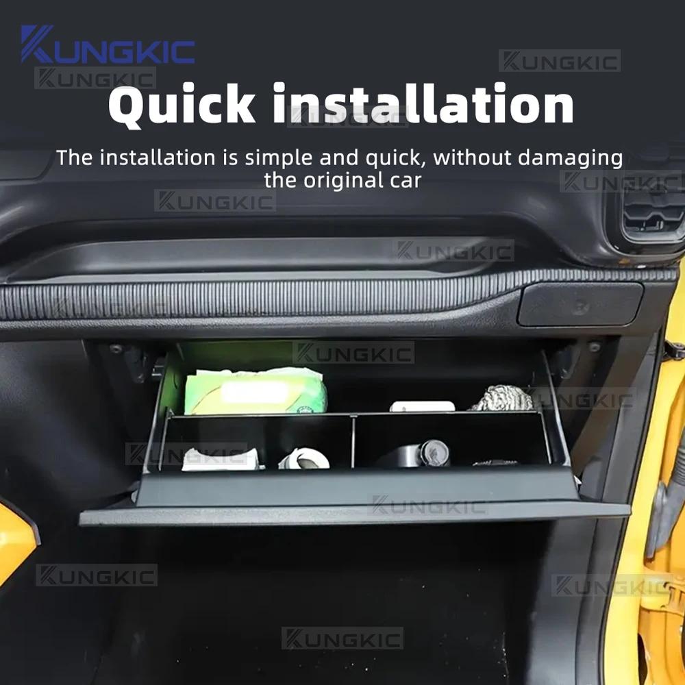 For 2022 2023 2024 2025 Ford Ranger T9 Passenger Toolbox Storage Partition Car Interior Accessories