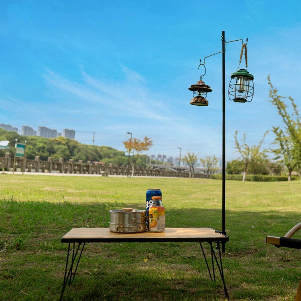 Lamp Post Pole Light Holder Foldable Lantern Stand Fishing Light Pole Camping Post Pole Lamp Pole