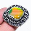 Dicorich Glass Handmade 925 Sterling Silver Jewelry Ring Size 9 Y9b82