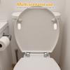 4 Pcs Seat Pads Replacement Part for Toilet Attachment Bumper Kit Seats ABS Anti-collision Buffers Plastic Bumpers Bidet