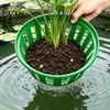 Durable Plastic Mesh Baskets Hydroponic Planter Basket, Plant Grow Slotted Planter, Submersible Aquatic Planters Holder for Ponds Aquariums Fish Tanks