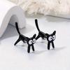 2025 Новые модные серьги-гвоздики ручной работы в виде мультяшных животных и кошек, модные дизайнерские серьги для женщин и девочек, милые украшения для вечеринок, подарки