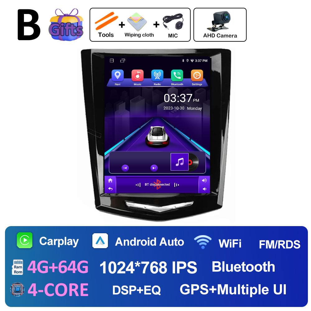 Для Cadillac ATS XTS CTS SRX 2013 2014 2015 2016 DSP Стерео Беспроводной Carplay Android Auto 2.5D Сенсорный экран Головное устройство Не 2 DIN