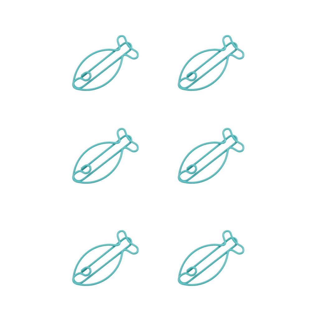 100 шт. скрепок для бумаги, многоцелевые, в форме милой рыбы, изысканные, нержавеющие металлические скрепки для домашнего хозяйства