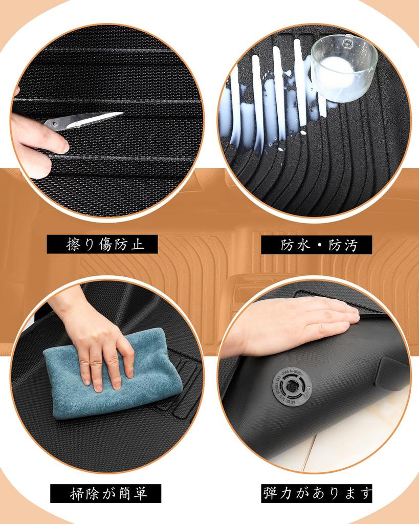 Hawjog 3D Floor Mats for Suzuki Jimny JB23W Fully Made with TPE Antibacterial and Specially Designed for Jimny Includes Second and Sponge Bottom (AT),