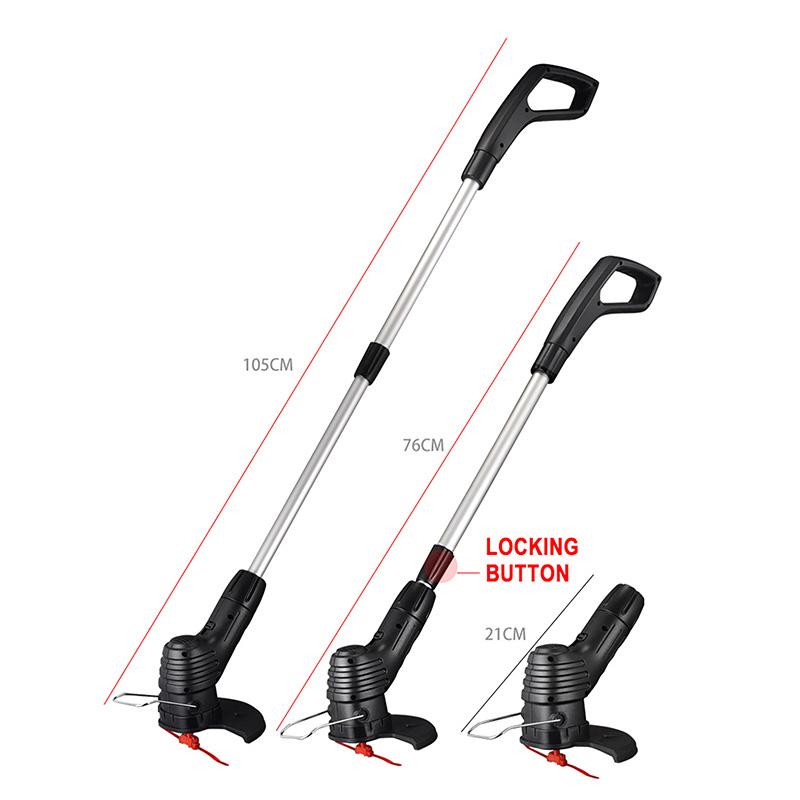 Электрическая беспроводная газонокосилка Портативные садовые электроинструменты Перезаряжаемая от USB выдвижная прополочная машина Перезаряжаемая от USB электрическая прополочная машина