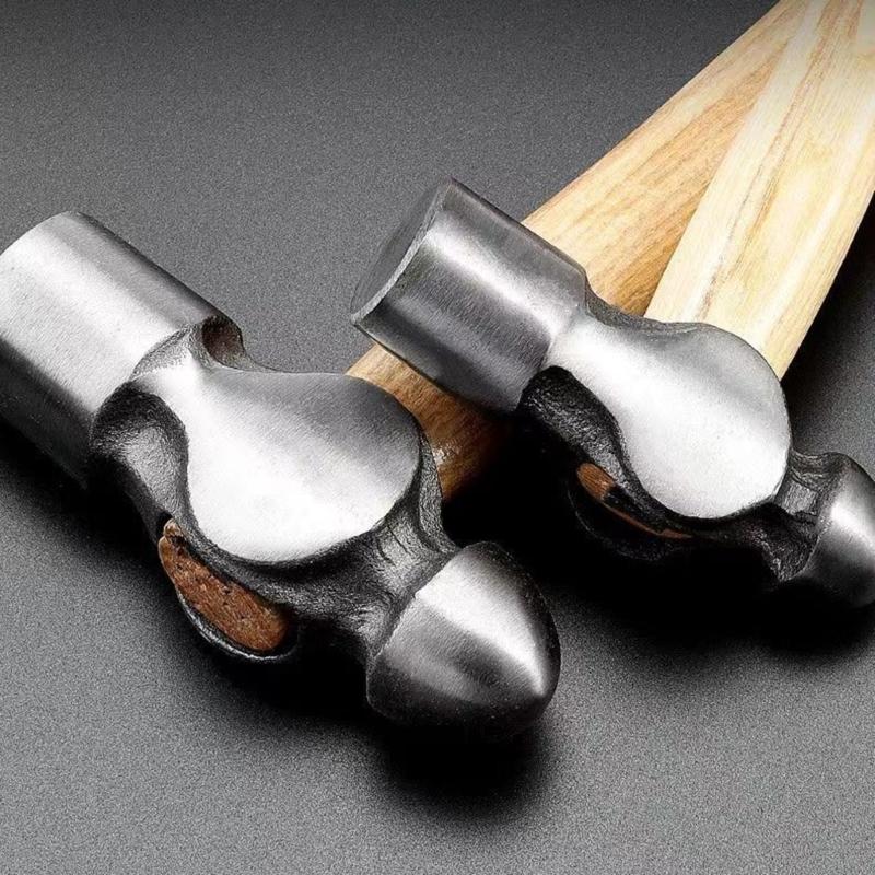 Wooden Handle Round Head Hammer Jewellery Making Accessories Tools Jewellery Mini Hammers Hunting Hammer for Craft