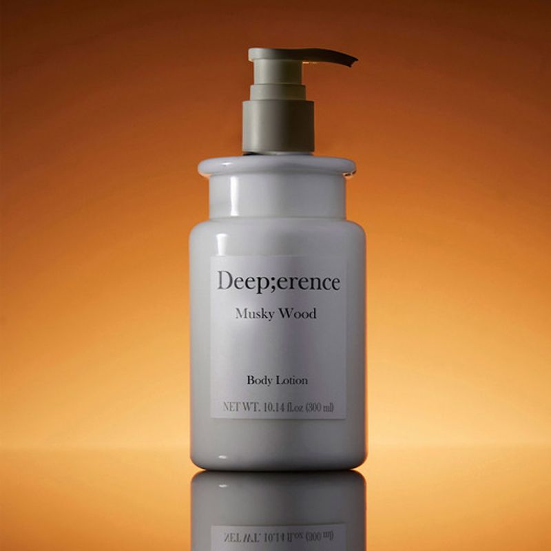 DEEPERENCE Perfume de Body Wash & Lotion Duo Set [Musky Wood]