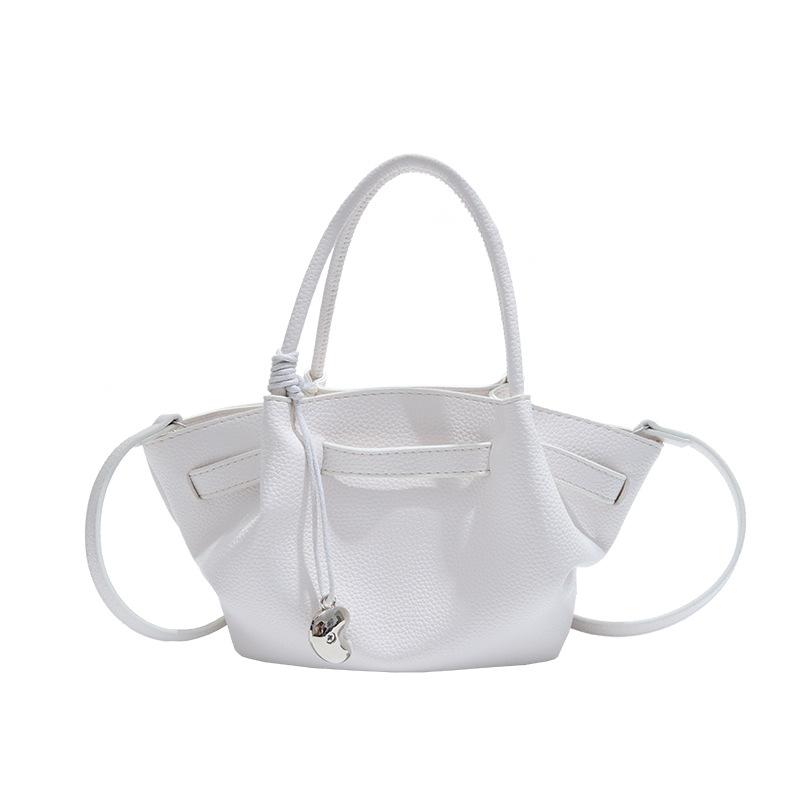 Вместительная сумка-ведро с чувством формы, мягкая и прочная, модная, изысканная, новая легкая роскошь, для通勤, через плечо, ручная