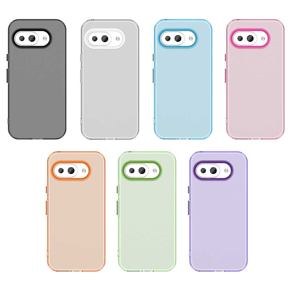 Матовый чехол для Google Pixel 9A Обложка Pixel 9A Funda Coque Матовый Полупрозрачный ПК Конфетный цвет Задний бампер для телефона Pixel 9A