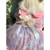Pet Cat Dog Dress with spring summer,Elegant Dresses For Small Dogs,Puppy Outfits Partywear,Pet Halloween Christmas costumes