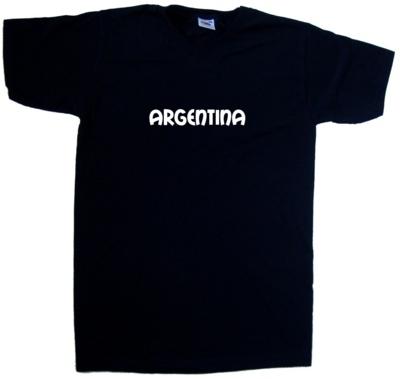 Argentina text V-Neck T-Shirt