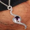 Amethyst Pendant Gemstone Jewelry, 925 Solid Sterling Silver Pendant, Gift For Women Handmade Pendant
