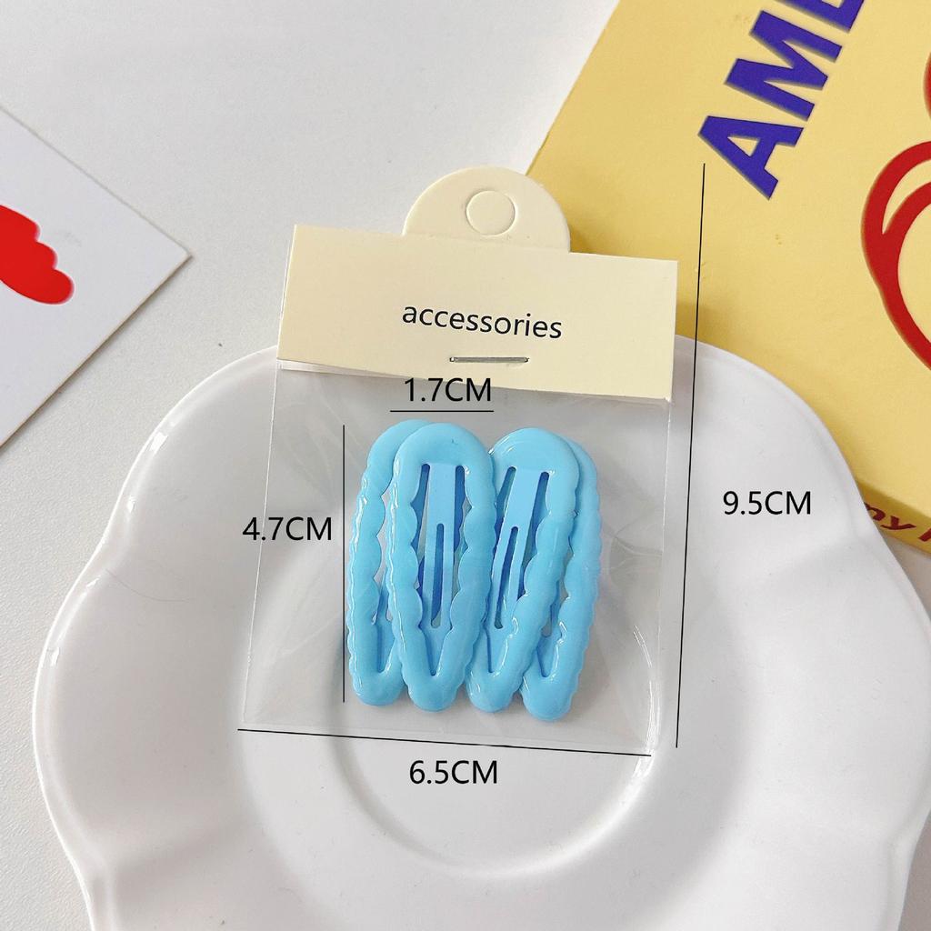 4-5 шт., желто-зеленая челка, боковой зажим, головной убор, волосы девушки, боковой зажим для волос, простая заколка, милый аксессуар для волос