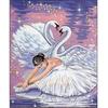 Алмазная вышивка Мозаика Наборы для рисования Настенный крест Наклейка Лебедь Танец Картина Домашний декор