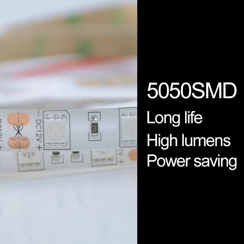 5050 SMD светодиодная фитолампа, лента 5 м постоянного тока, 12 В, полный спектр, водонепроницаемые лампы для выращивания рассады овощей и цветов, палатка
