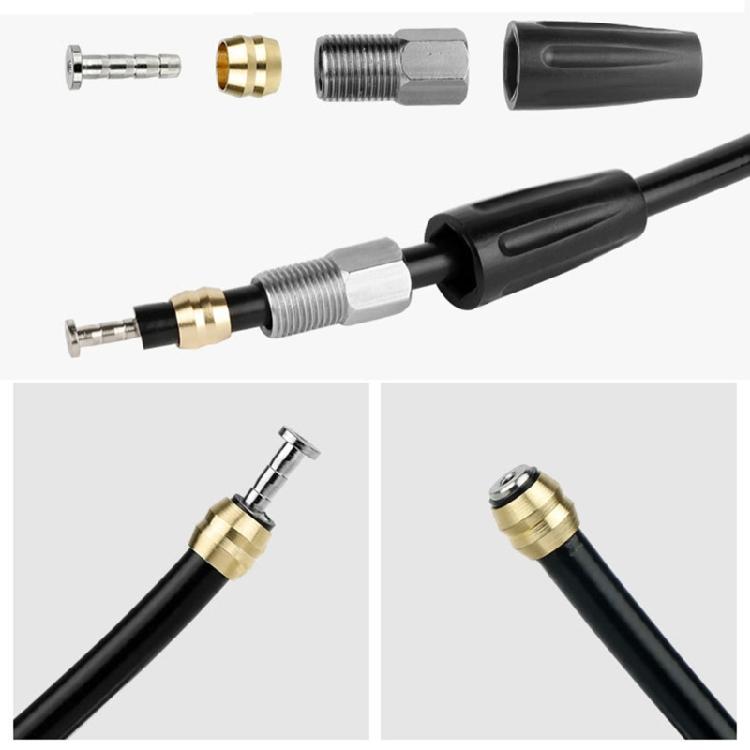 50 Set Bicycles Hydraulic Brake Hose Inset Replacements Part Brake Connector Insert Connecting Bolts Bleed